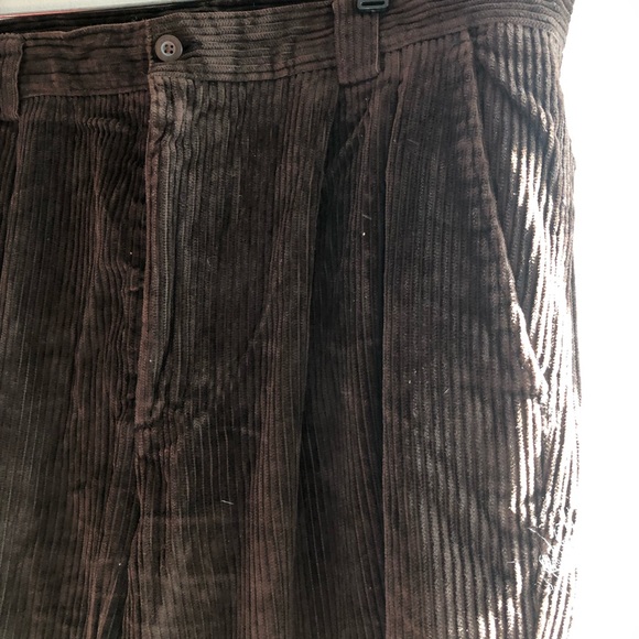 Men’s brown corduroy pants Navy & Green 36 waist, lenth 32”. - Picture 7 of 12